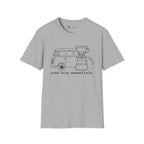 Road Trip Essentials Camper Van & Pour Over Coffee T-Shirt