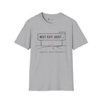 Next Exit Quiet Minimalist Road Trip T-Shirt