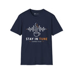 Stay In Tune Frequency Wave Coffee T-Shirt