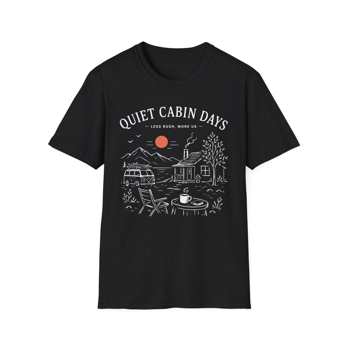 Quiet Cabin Days Coffee Escape T-Shirt