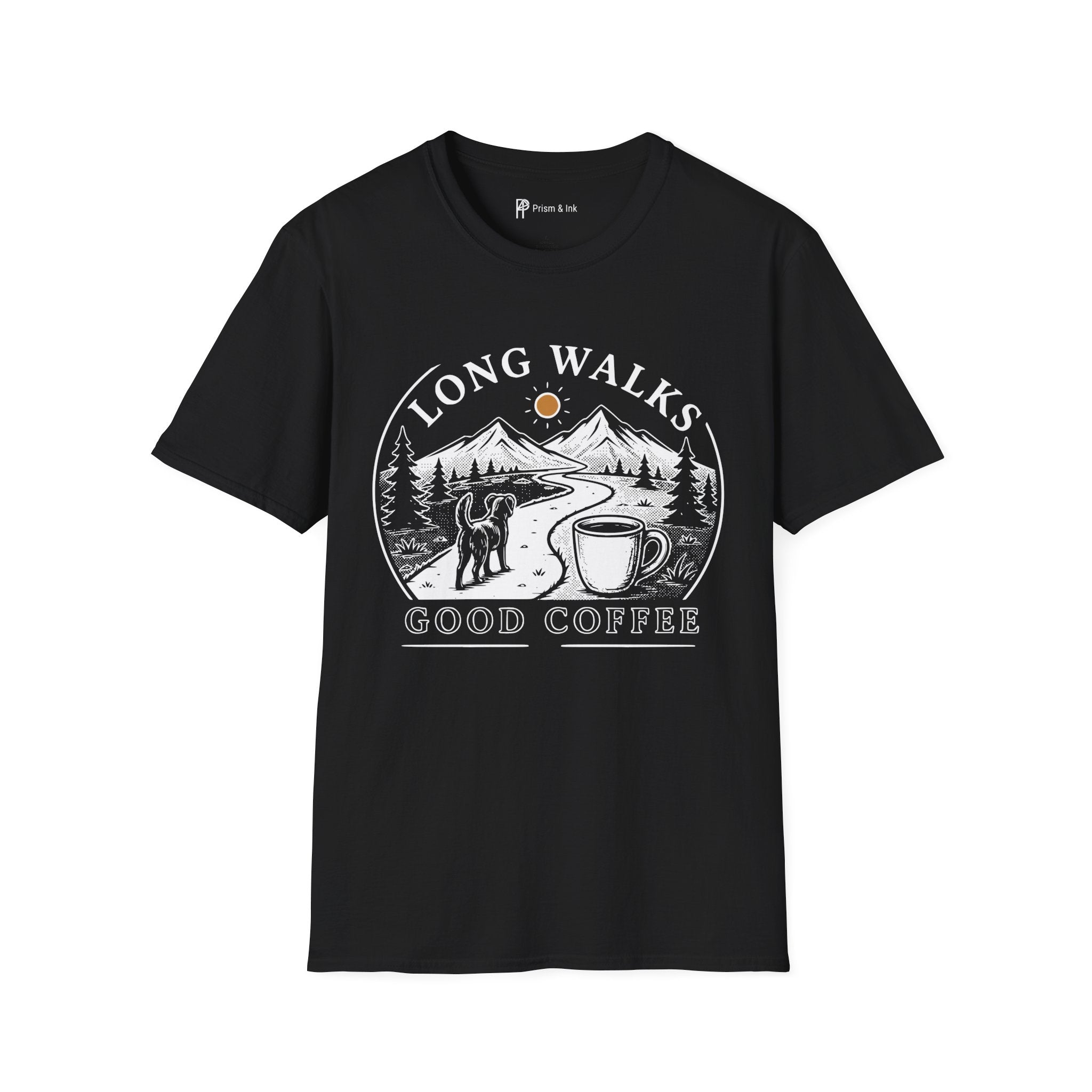 Long Walks & Good Coffee T-Shirt