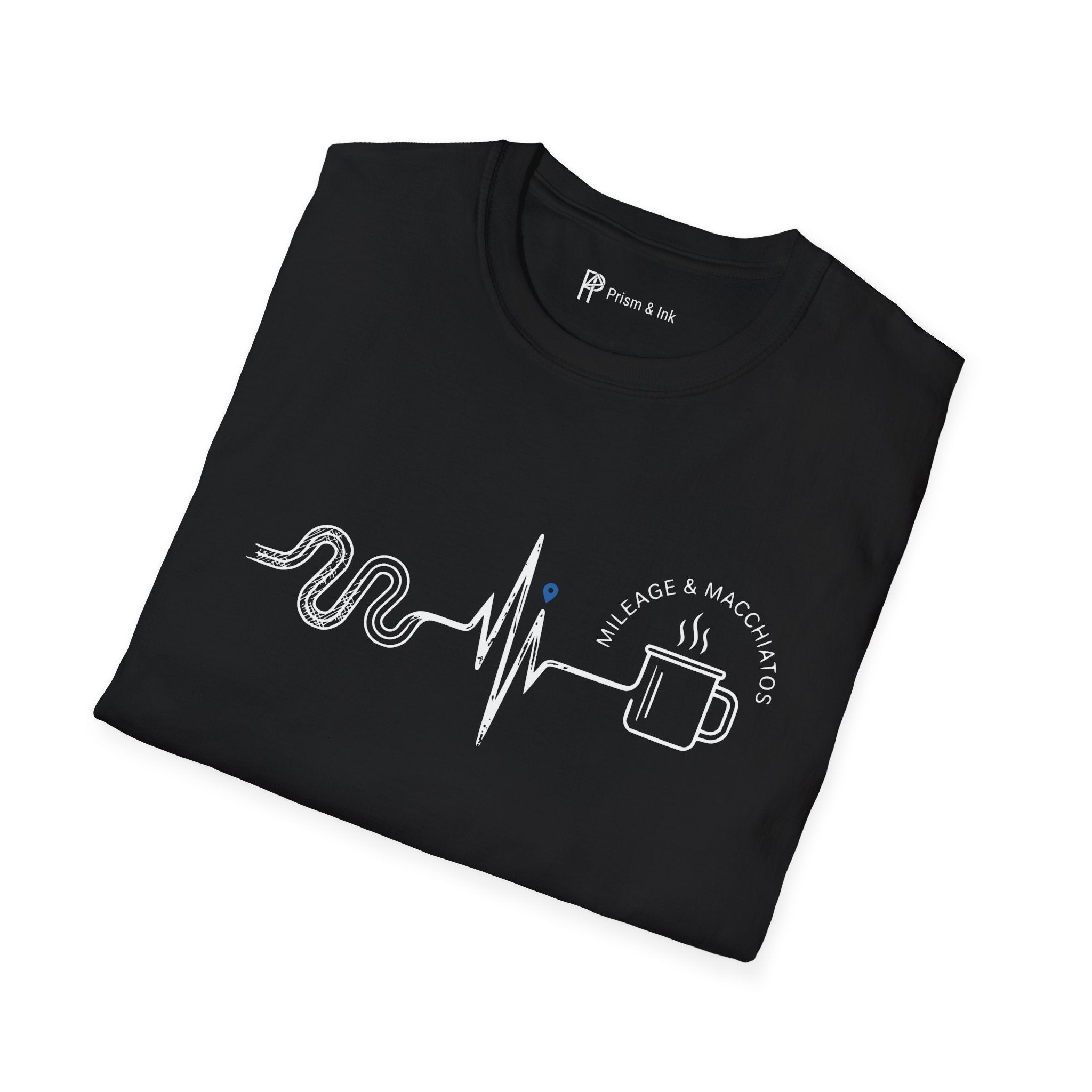 Mileage & Macchiatos Road Trip T-Shirt