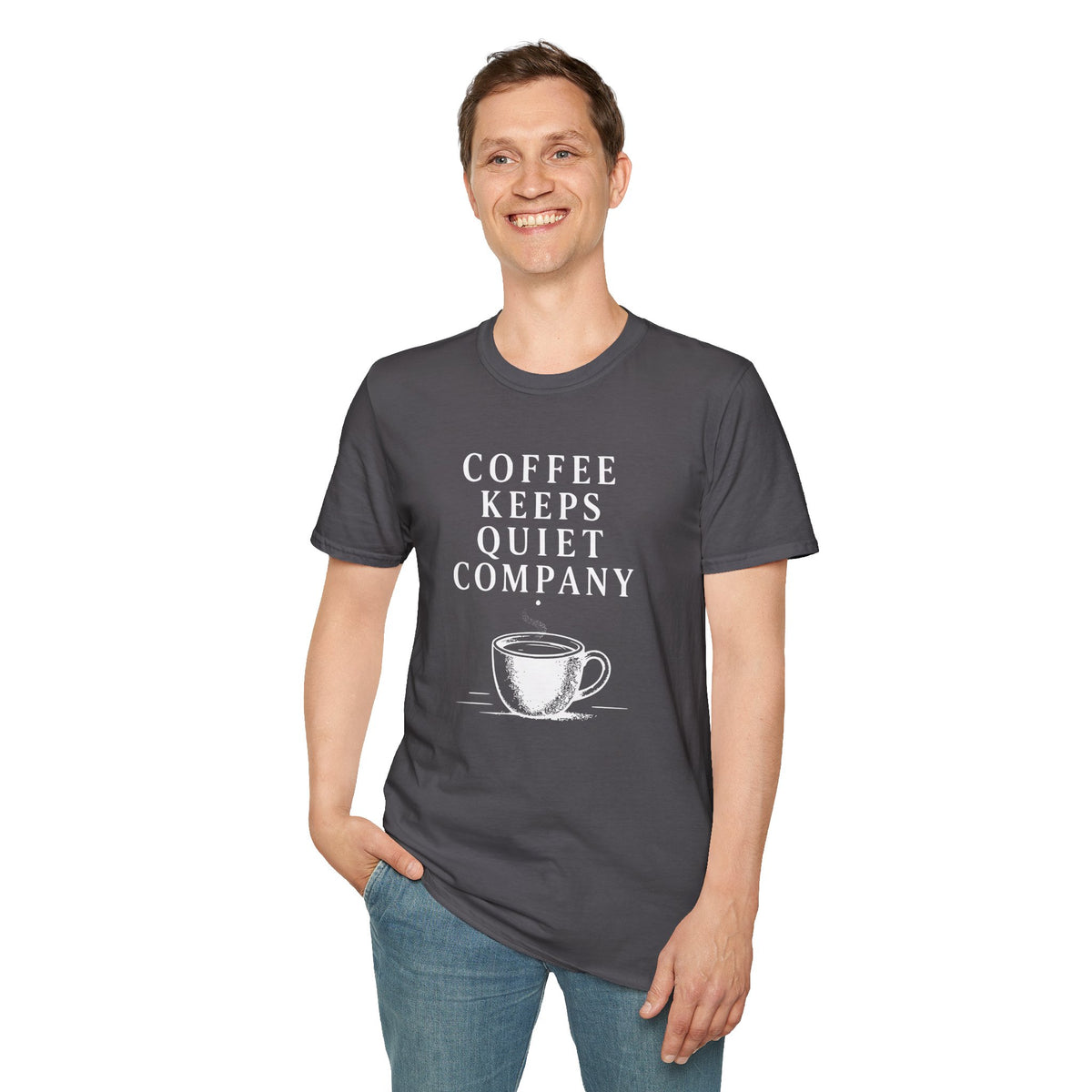 Coffee Keeps Quiet Company T-Shirt