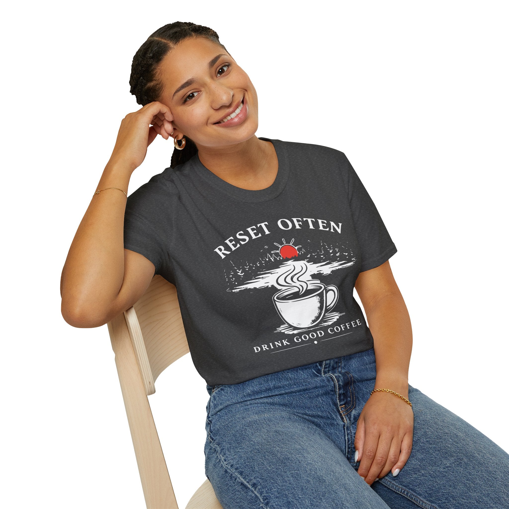 Reset Often Coffee T-Shirt