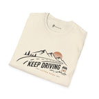 Keep Driving Mountain Road Trip Coffee T-Shirt
