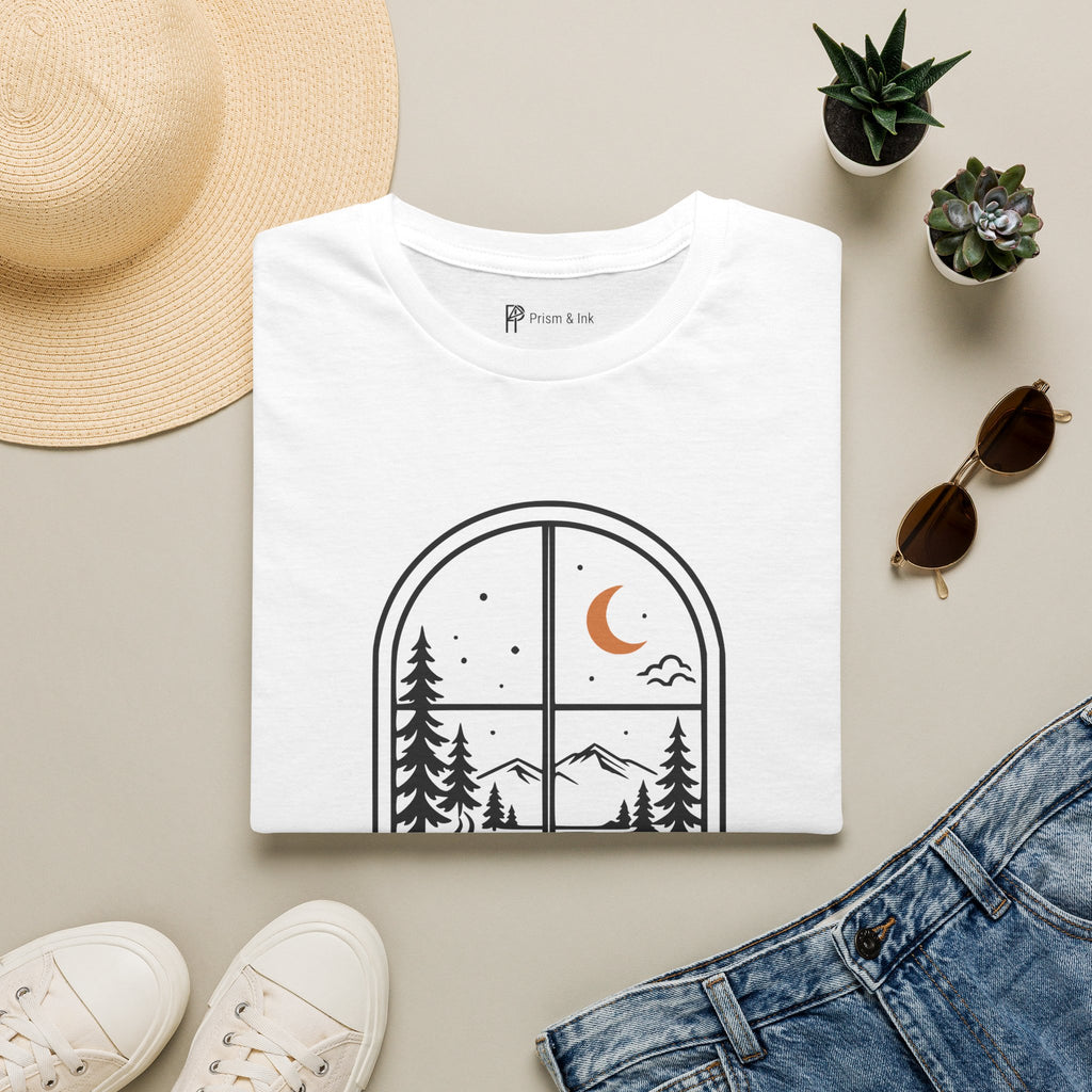 Cabin Lights Only Cat Coffee After Dark T-Shirt