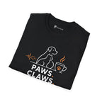 Paws Claws Coffee Pet Lover T-Shirt