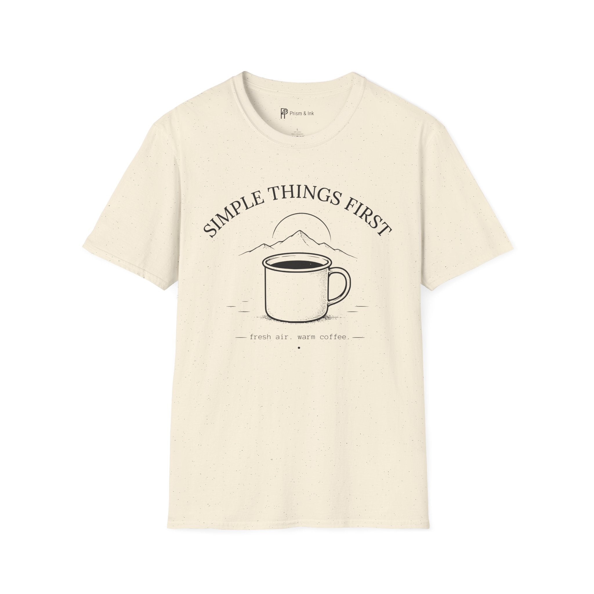 Simple Things First Fresh Air Warm Coffee T-Shirt