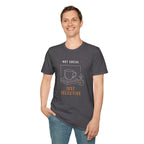 Not Social Just Selective Coffee Reading T-Shirt