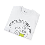 Coffee My Finish Line Running T-Shirt