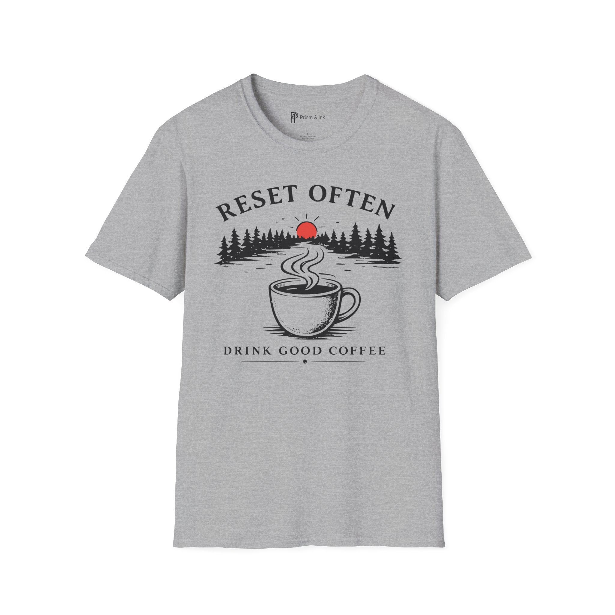 Reset Often Coffee T-Shirt