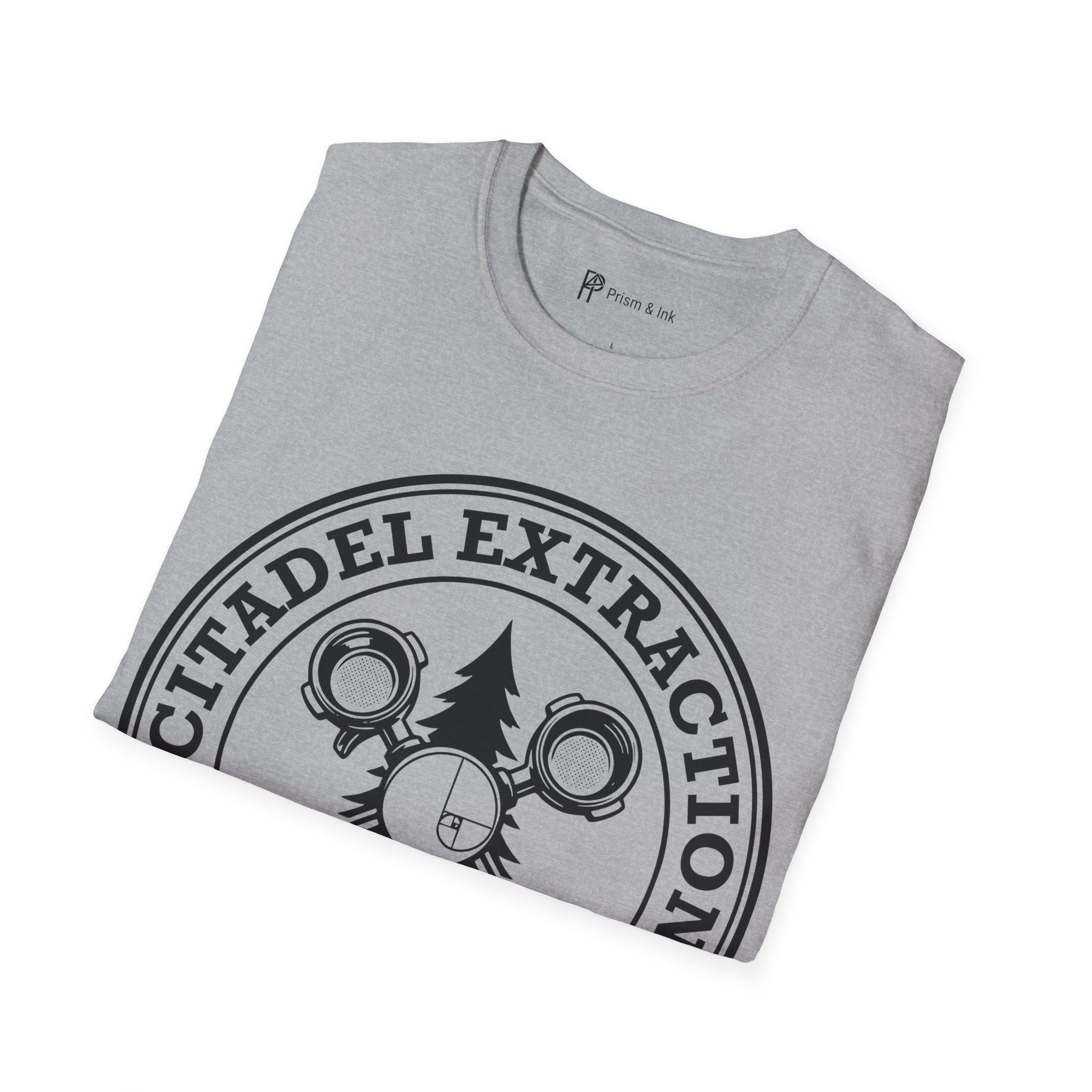 Citadel Extraction Guild T-Shirt — Professional Barista Badge & Golden Ratio