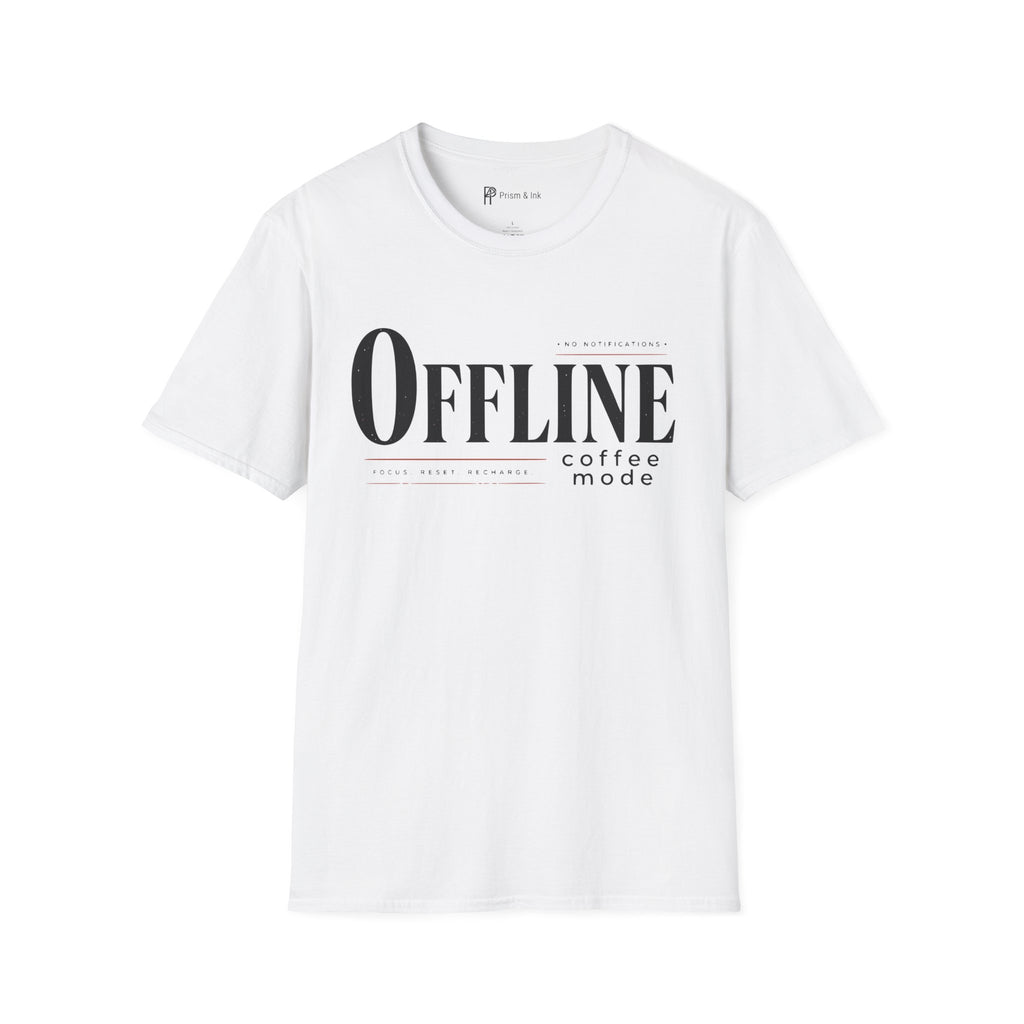 OFFLINE Coffee Mode System Reset Focus T-Shirt