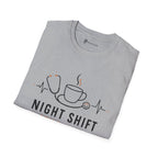 Night Shift Still Kind Nurse Coffee T-Shirt