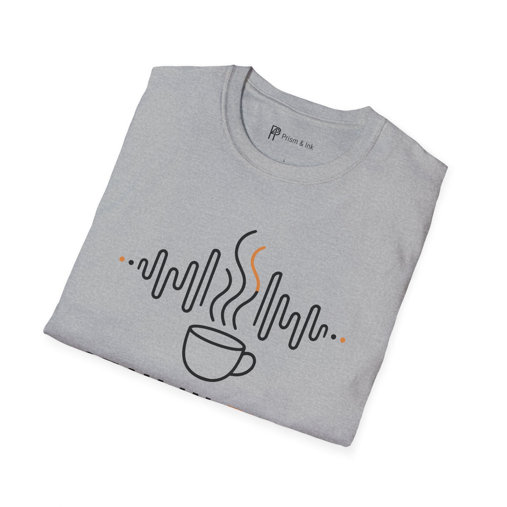 Stay In Tune Frequency Wave Coffee T-Shirt