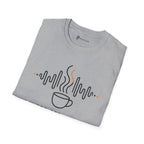 Stay In Tune Frequency Wave Coffee T-Shirt