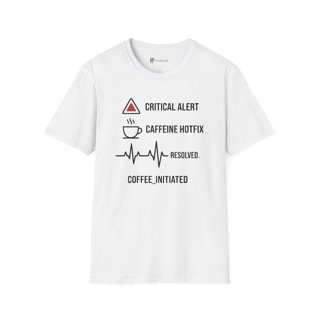 Caffeine Hotfix Programmer T-Shirt