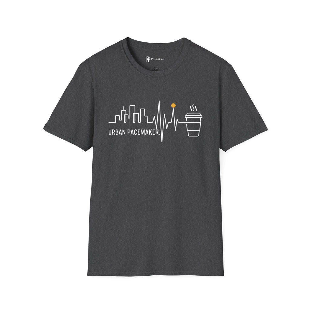 Urban Pacemaker City Skyline Heartbeat Coffee T-Shirt