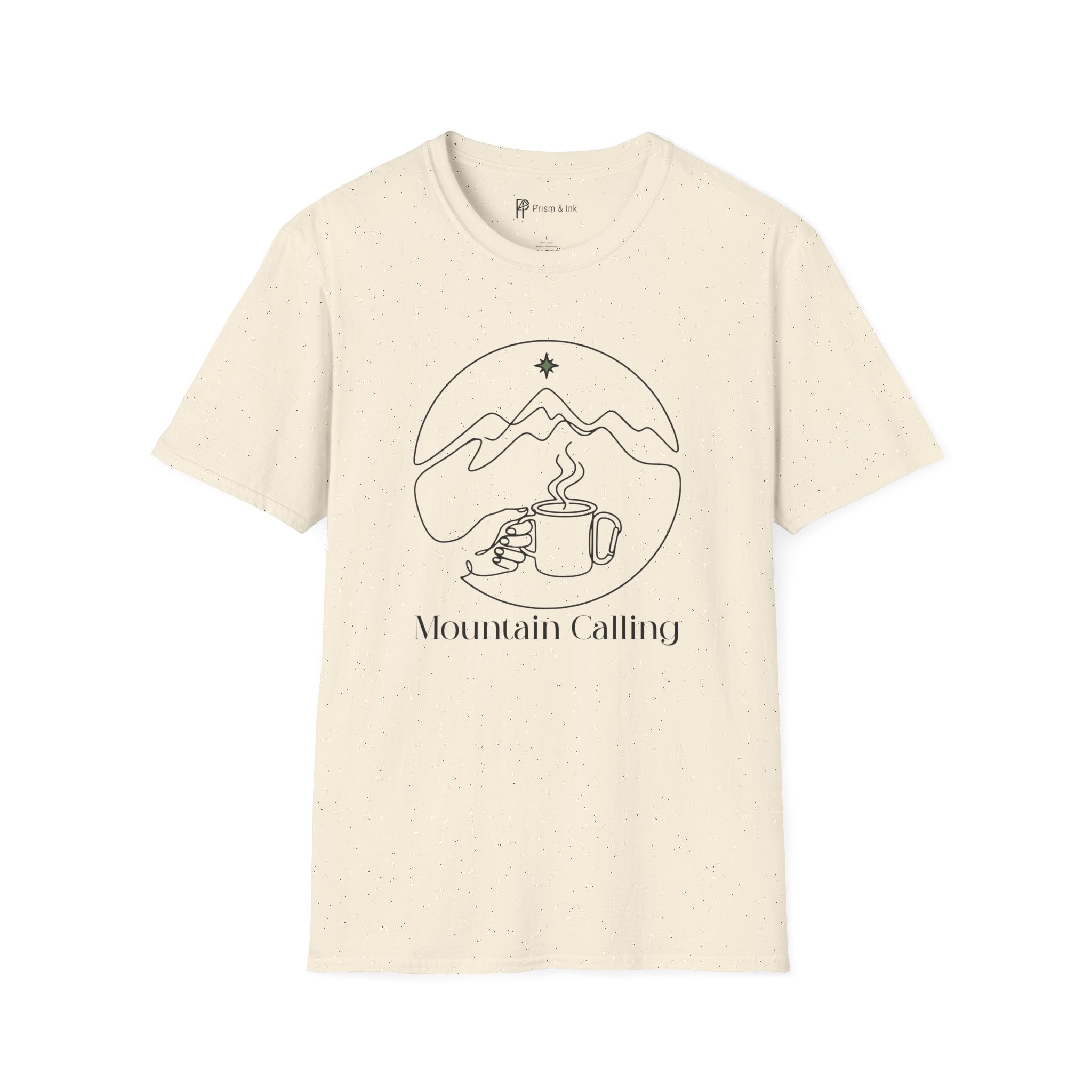 Mountain Calling Minimalist Camping Mug T-Shirt