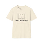 Inner World Open Minimalist Book Lover T-Shirt