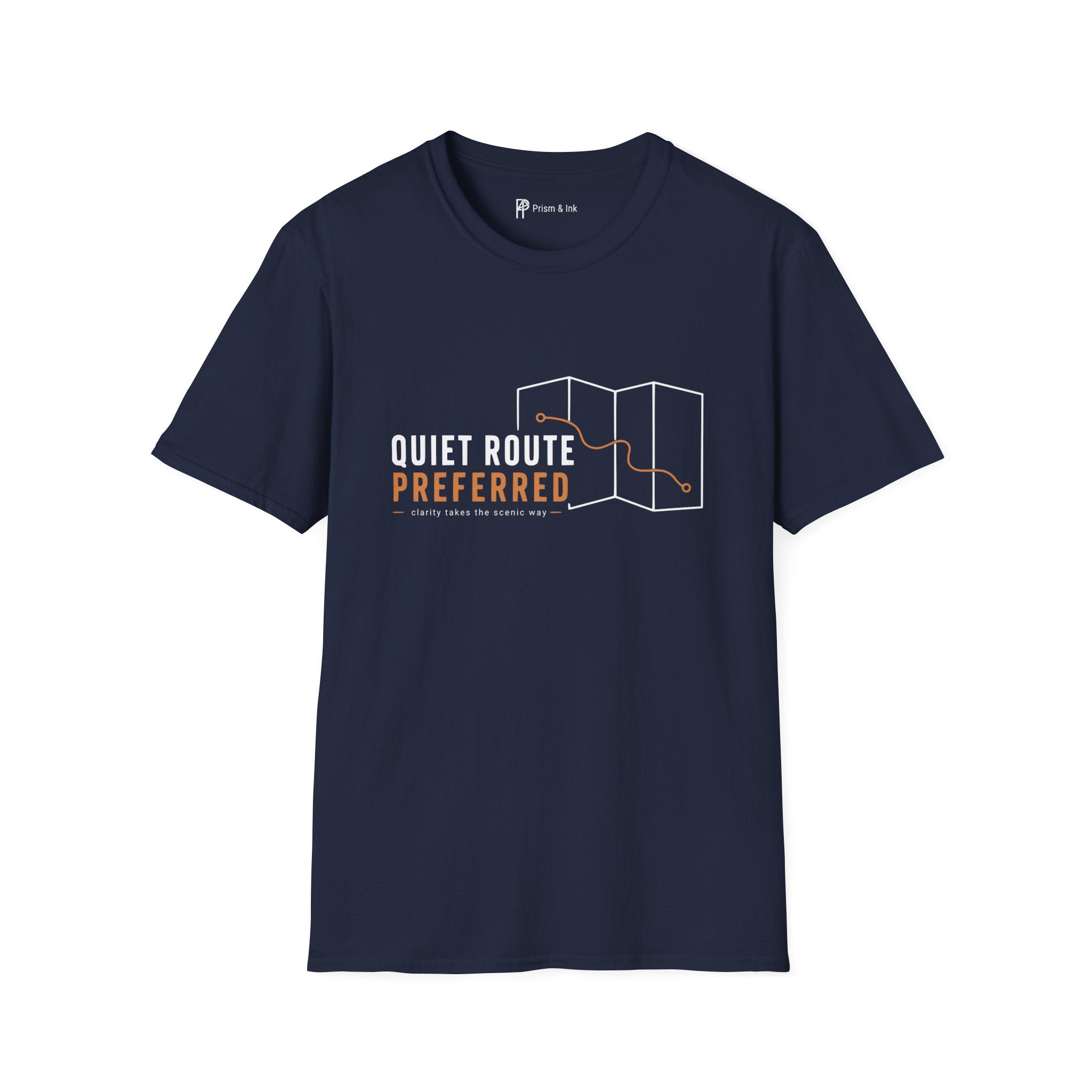 Quiet Route Preferred Minimalist Scenic Route T-Shirt