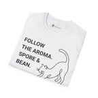 Follow the Aroma Cat Coffee T-Shirt