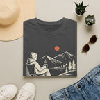 Quiet Coffee Escape Mountain Camping T-Shirt