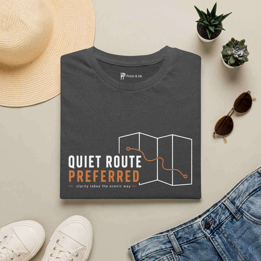 Quiet Route Preferred Minimalist Scenic Route T-Shirt