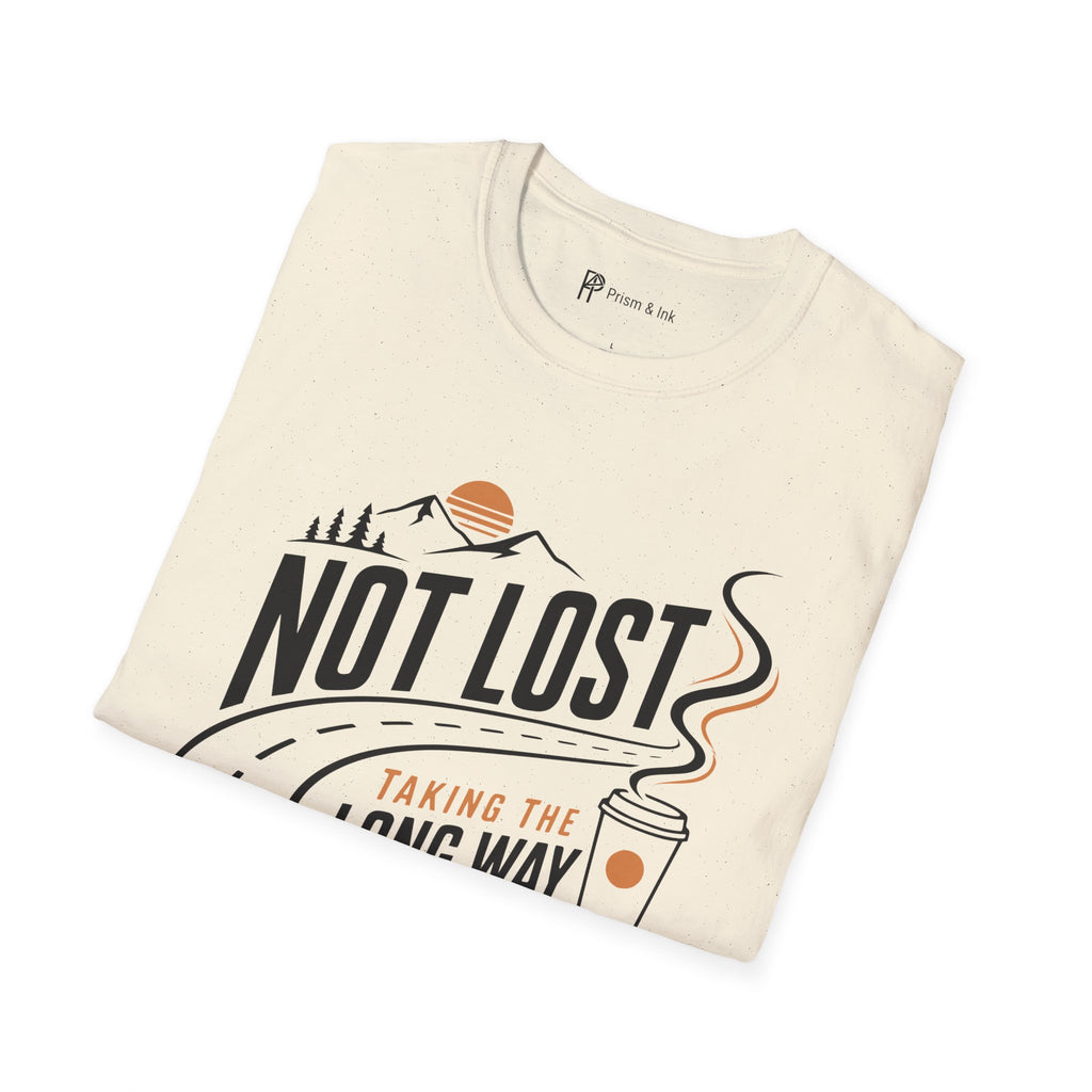 Not Lost Taking The Long Way Coffee T-Shirt