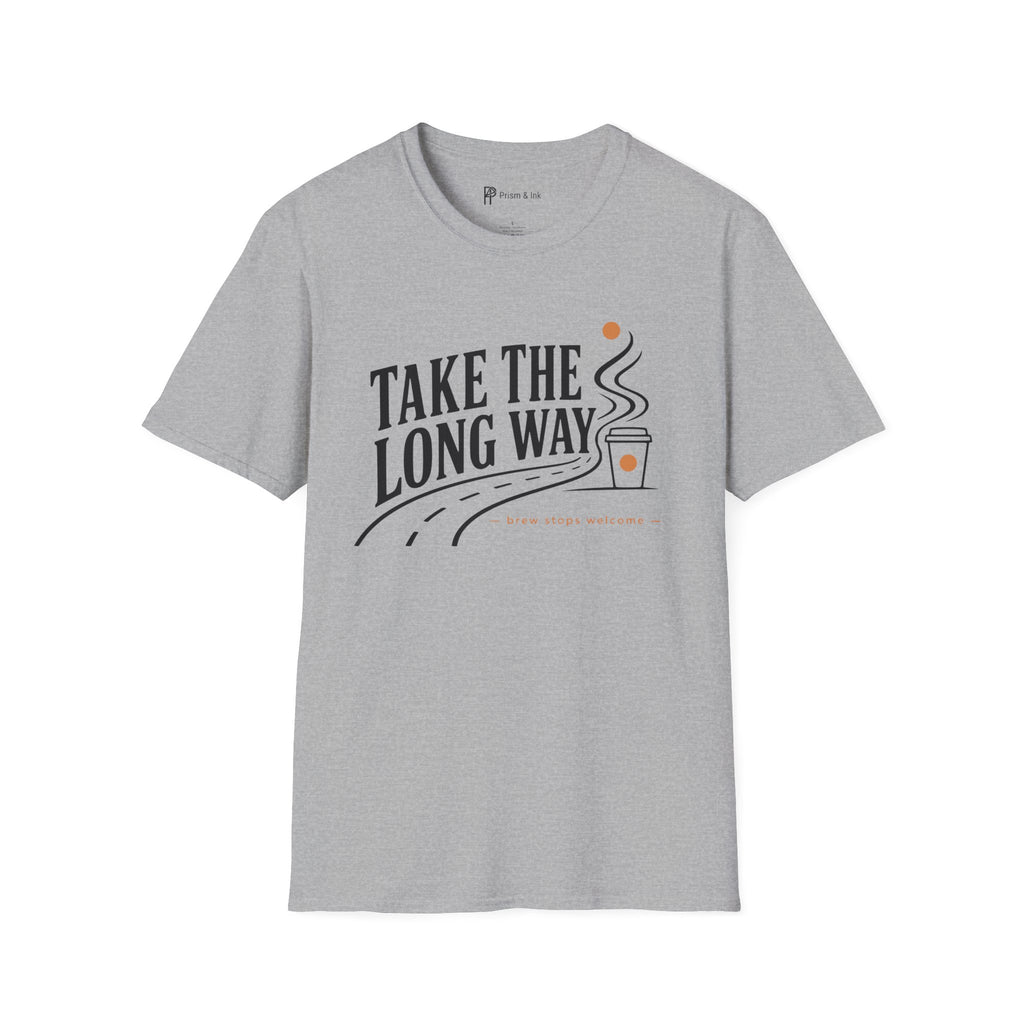 Take The Long Way Coffee Road Trip T-Shirt