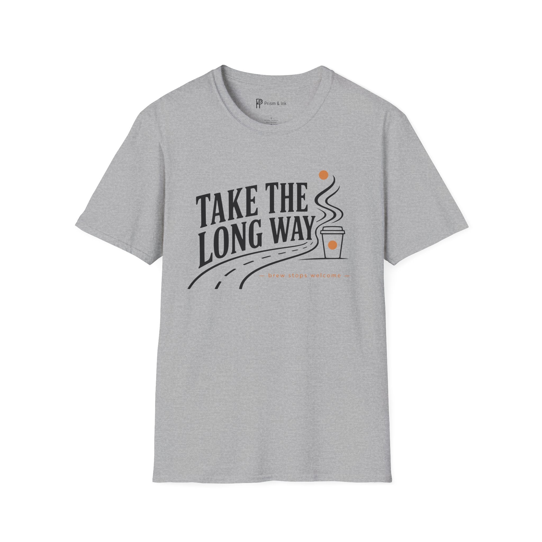 Take The Long Way Coffee Road Trip T-Shirt