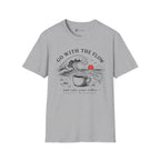 Go With The Flow Great Wave Coffee T-Shirt