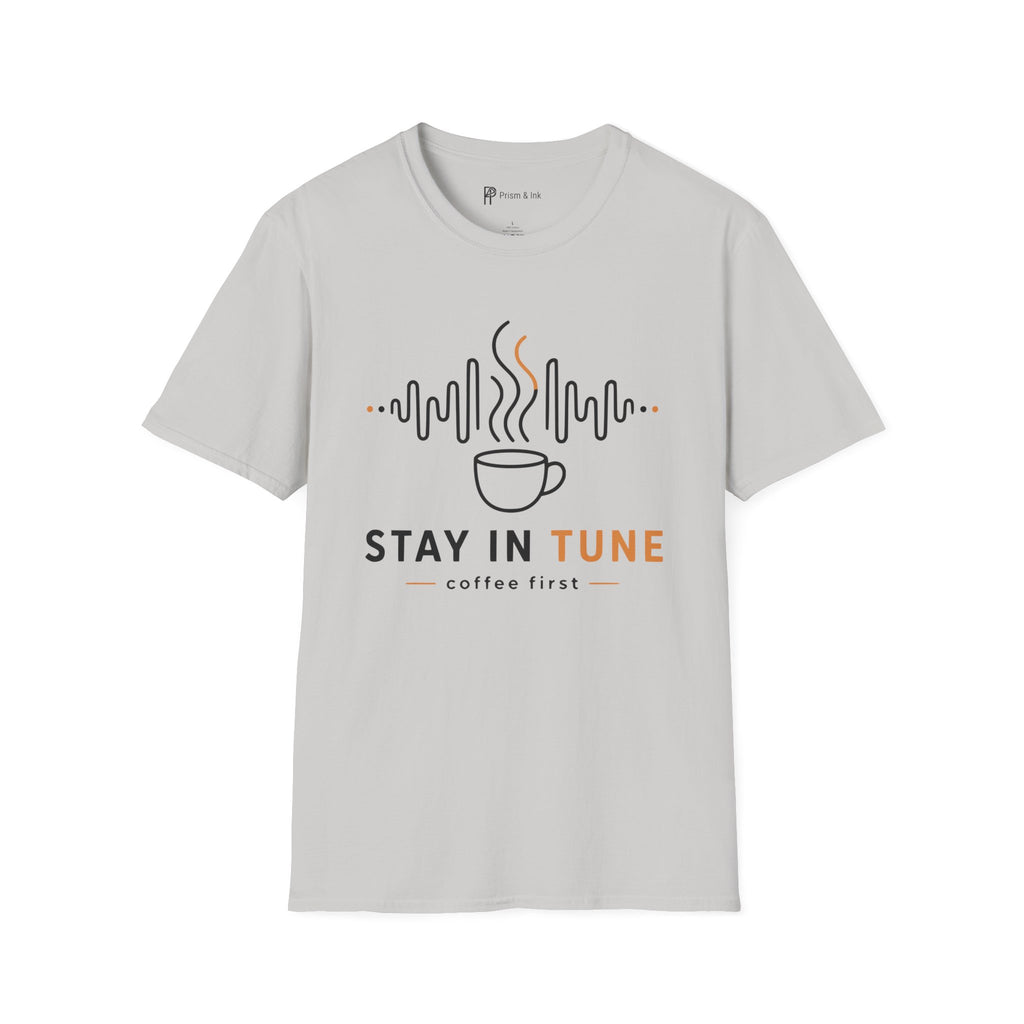 Stay In Tune Frequency Wave Coffee T-Shirt