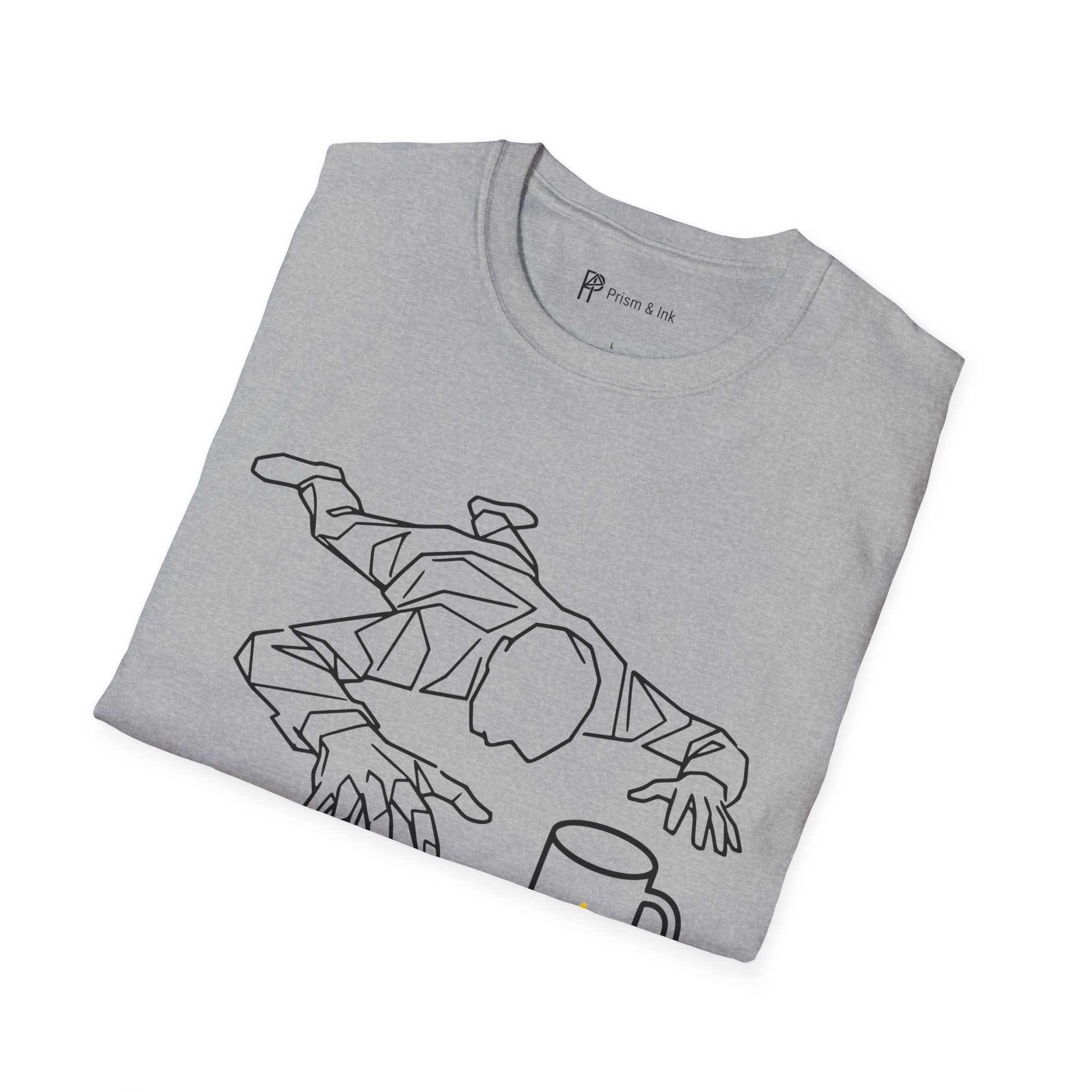 Caffeine Oasis T-Shirt — Minimalist "Must Have Coffee" Survival Graphic