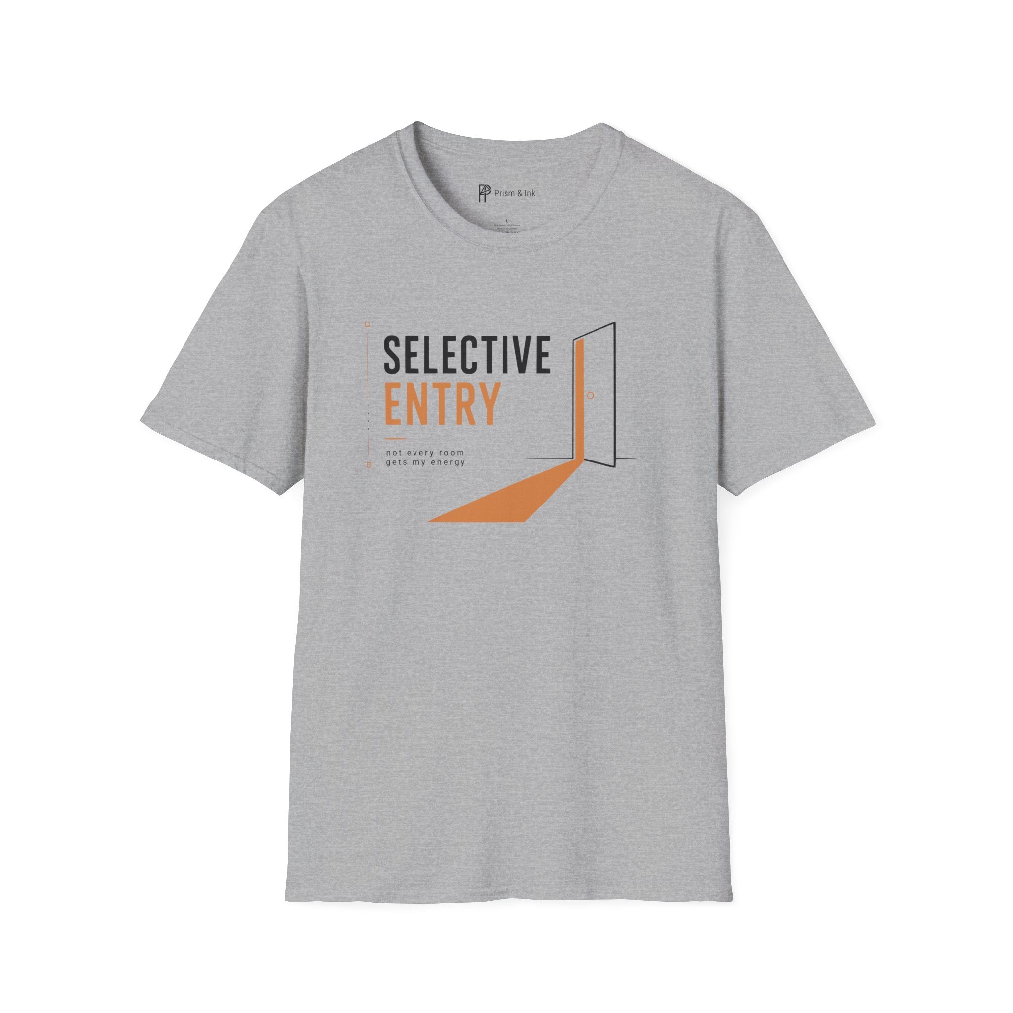 Selective Entry Minimalist Introvert Boundary T-Shirt