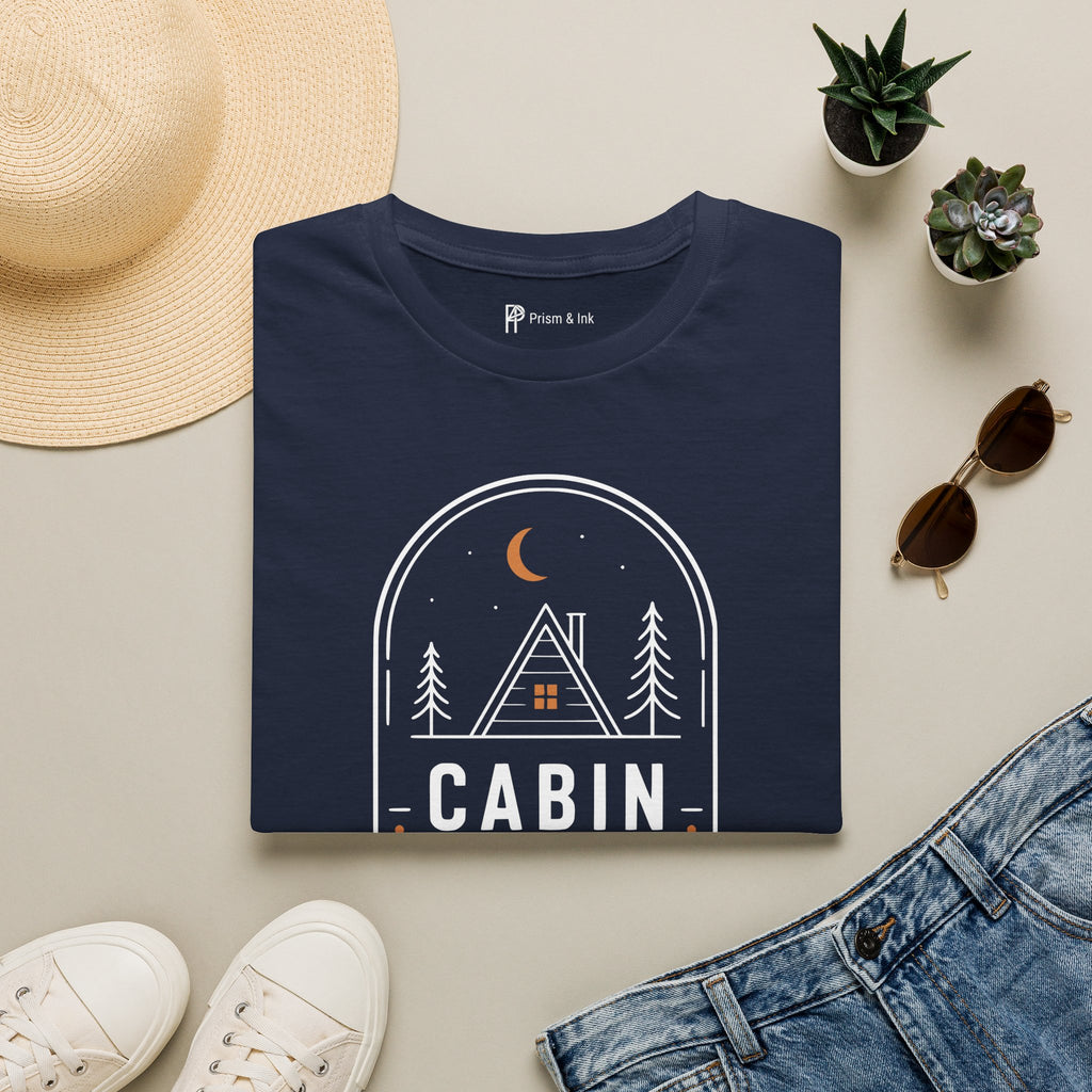 Cabin Mode Minimalist Slow Living Outdoor T-Shirt