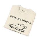 Offline Hours Coffee On T-Shirt