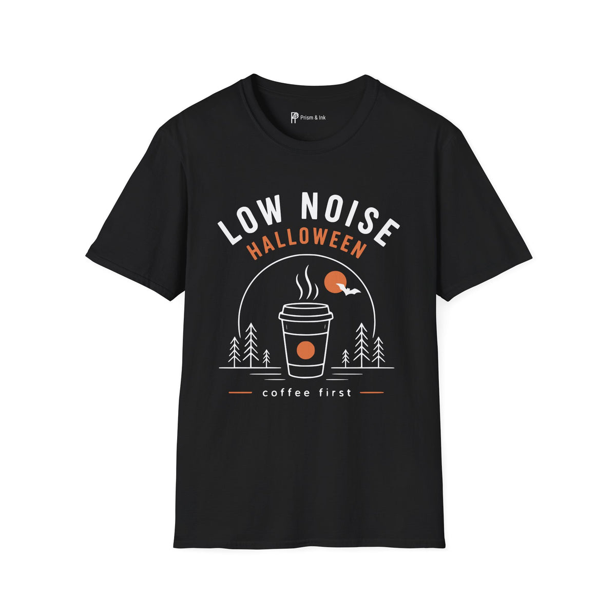 Low Noise Halloween Coffee First T-Shirt