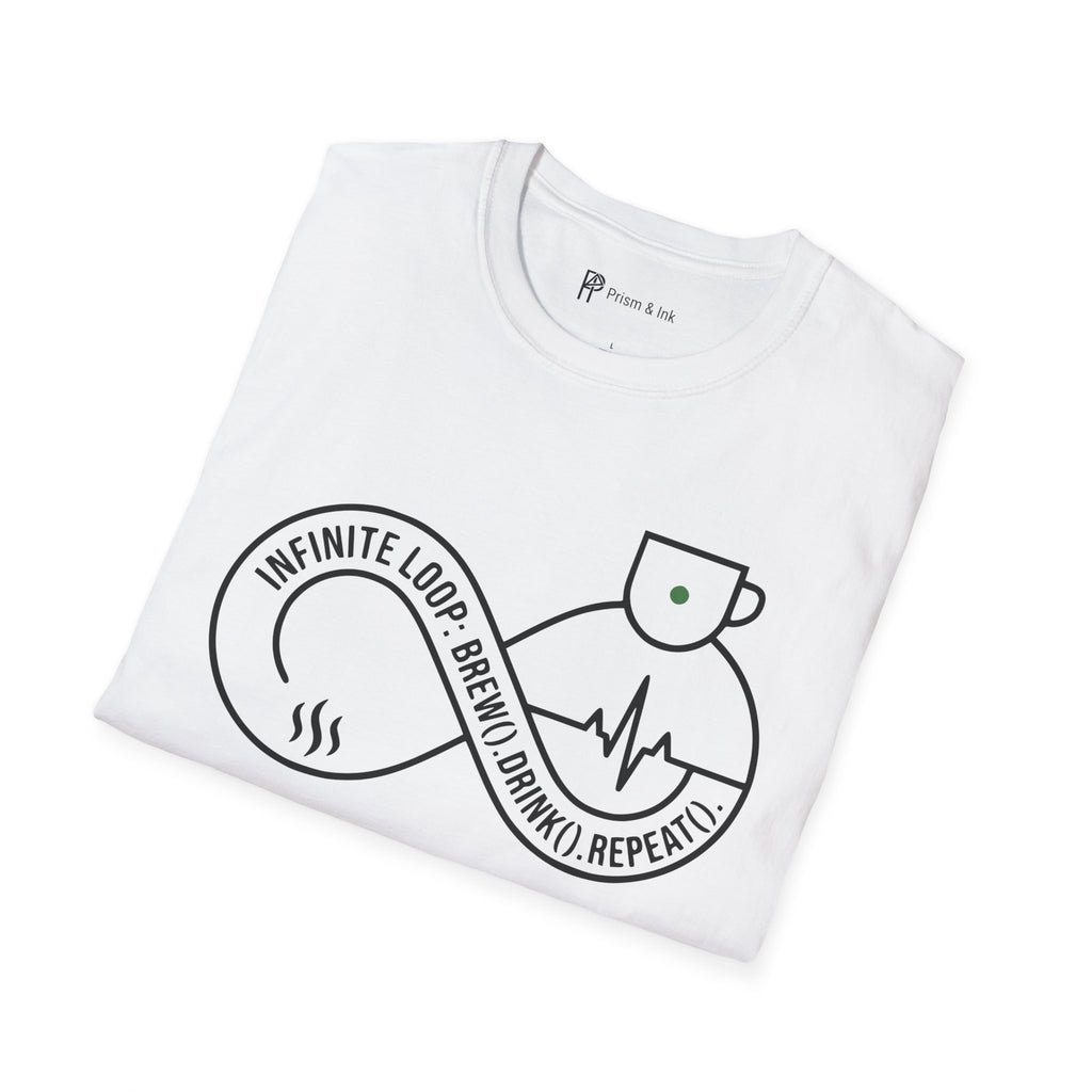 Coffee Initiated Infinite Loop Programmer T-Shirt