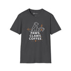 Paws Claws Coffee Pet Lover T-Shirt
