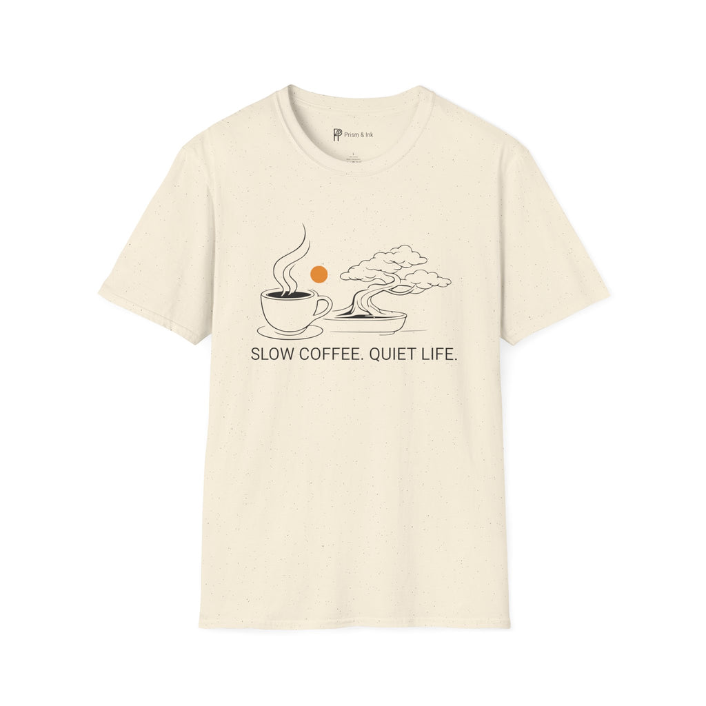 Slow Coffee Quiet Life Bonsai T-Shirt