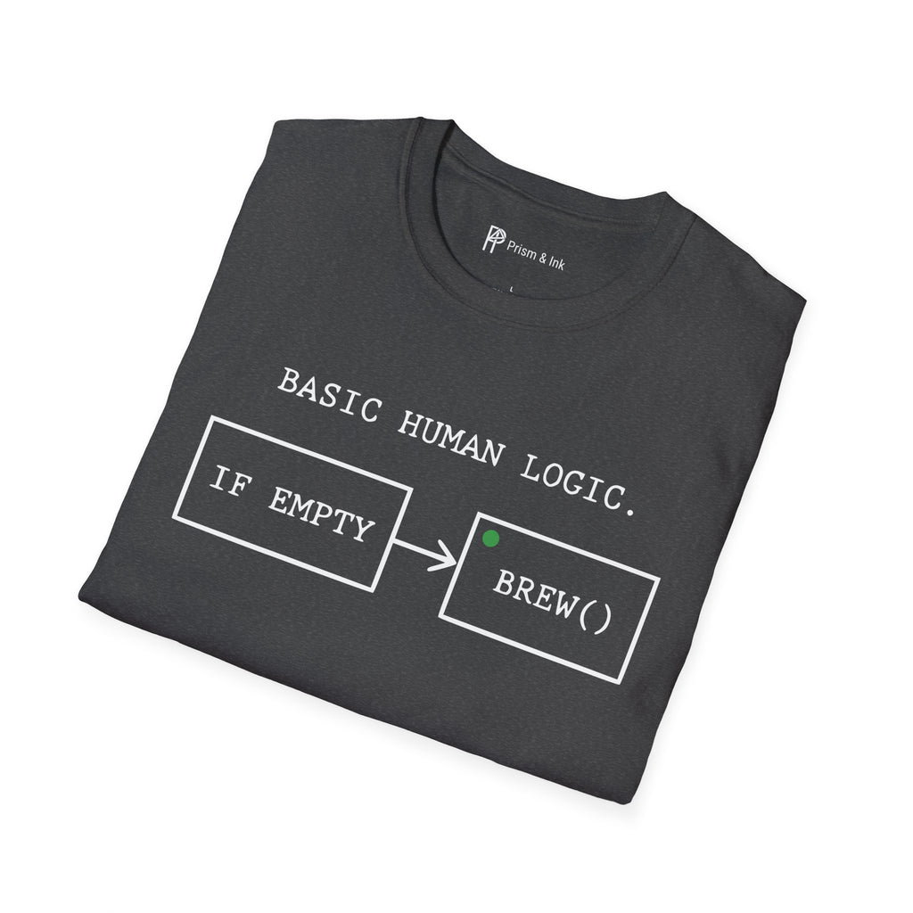 Basic Human Logic Programmer Coffee T-Shirt