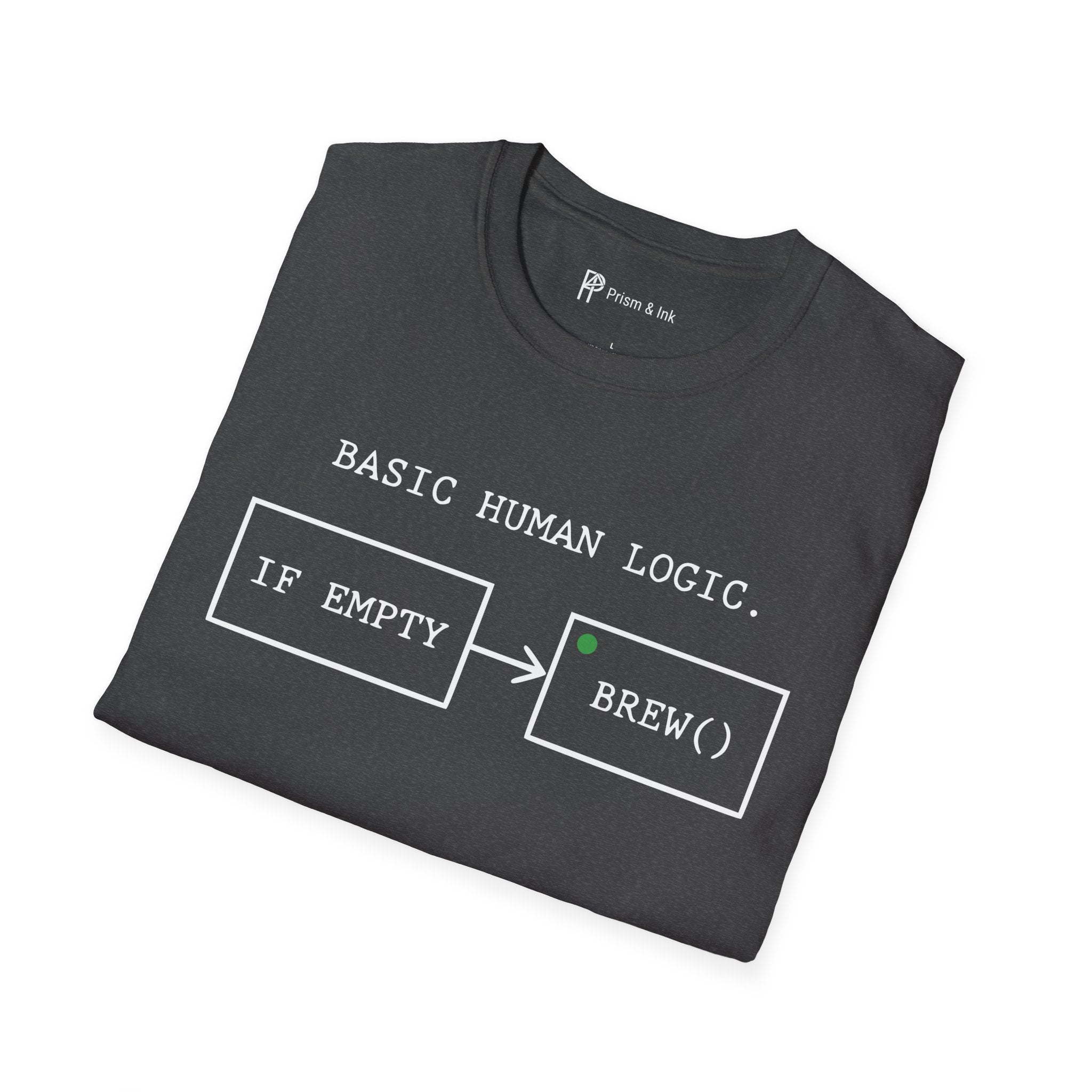 Basic Human Logic Programmer Coffee T-Shirt