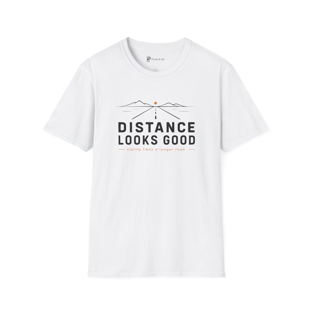 Distance Looks Good Minimalist Road Trip T-Shirt