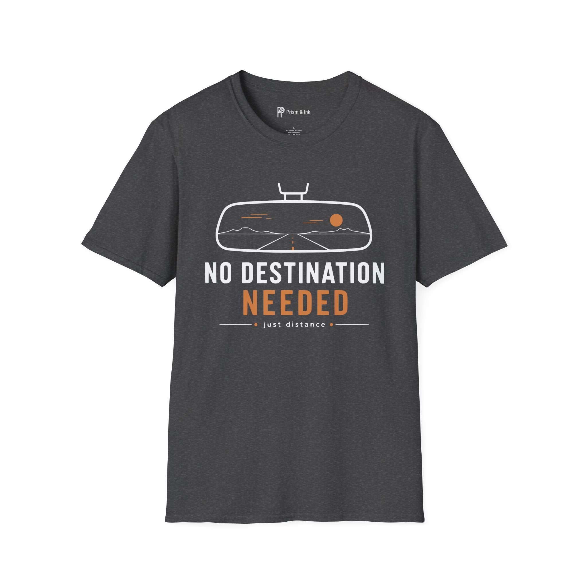 No Destination Needed Road Trip Minimalist T-Shirt