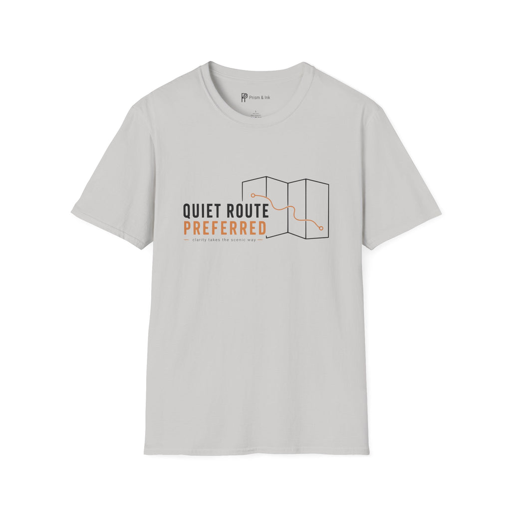 Quiet Route Preferred Minimalist Scenic Route T-Shirt