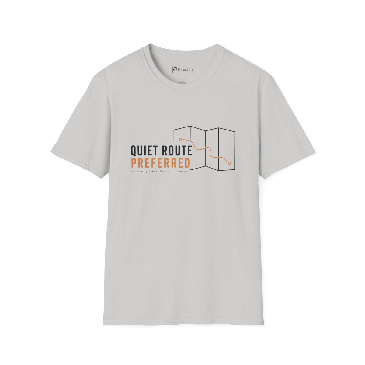 Quiet Route Preferred Minimalist Scenic Route T-Shirt