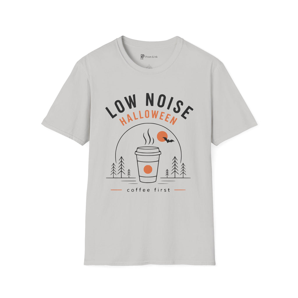 Low Noise Halloween Coffee First T-Shirt