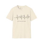 System Restore Coffee ECG Graphic T‑Shirt