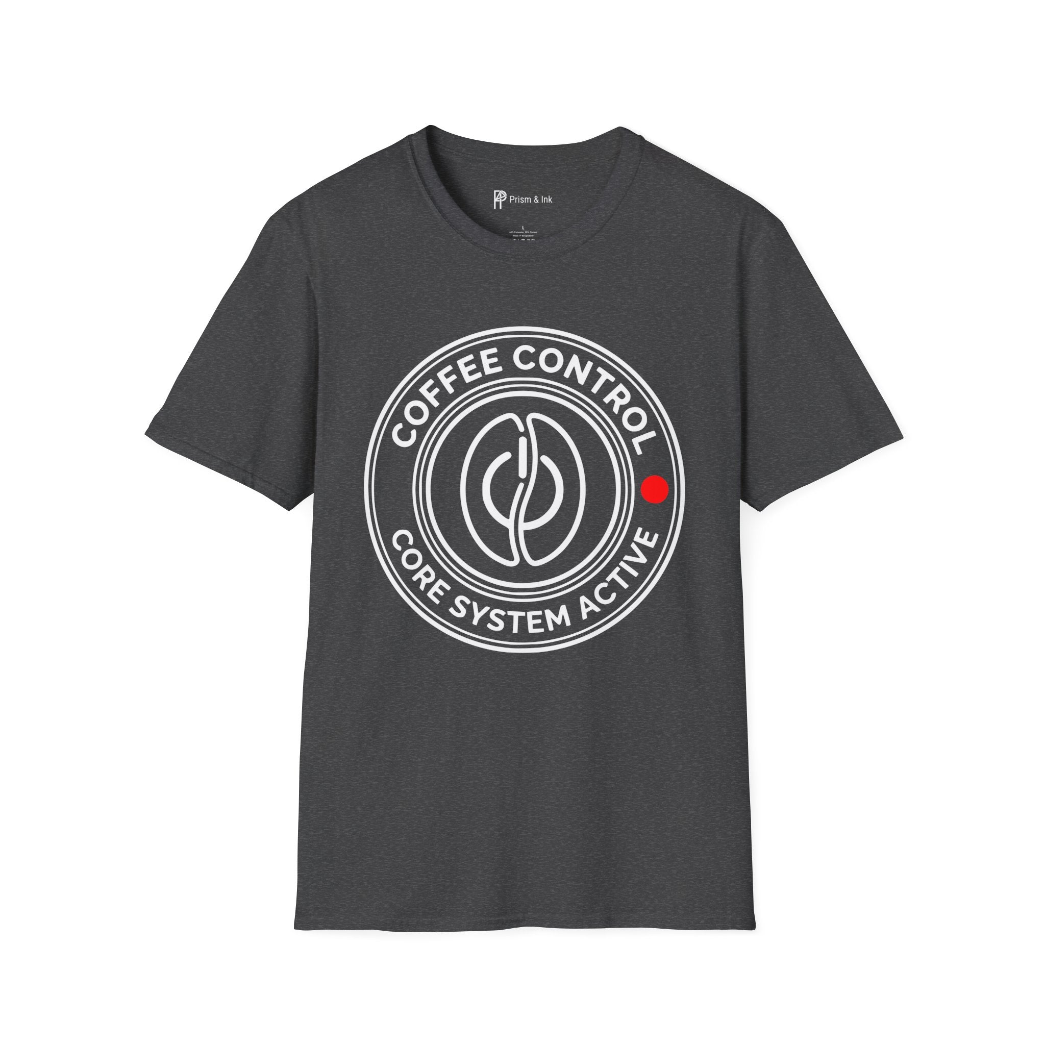 Coffee Control T-Shirt — Power Bean Core System Active Graph